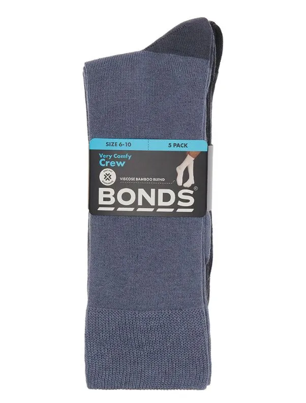 30 Pairs X Mens Bonds Business Crew Multi Bamboo Socks