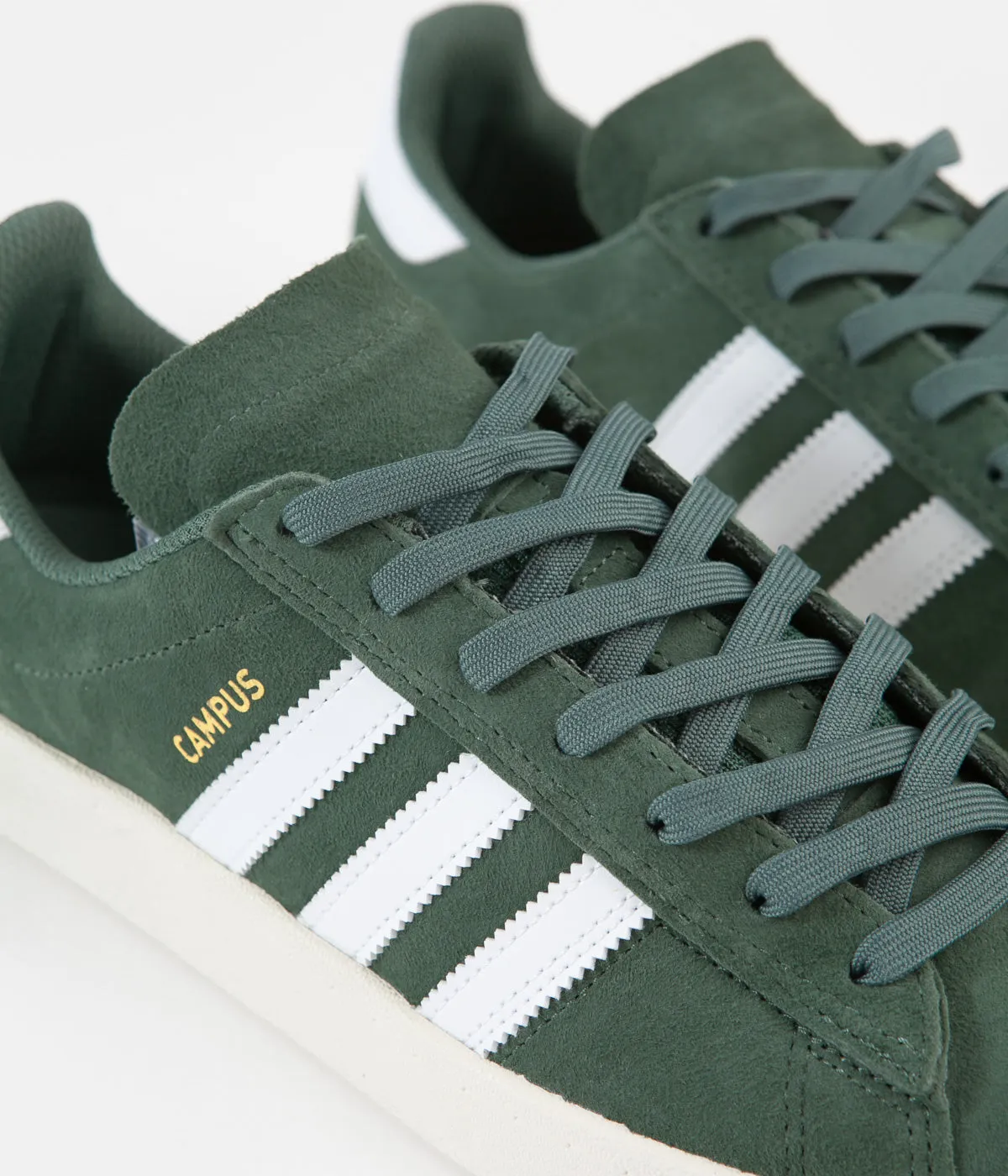 Adidas Campus ADV Shoes - Green Oxide / White / White