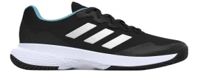 Adidas Gamecourt 2 AC Padel Shoes (Women's, Black/Turquoise)