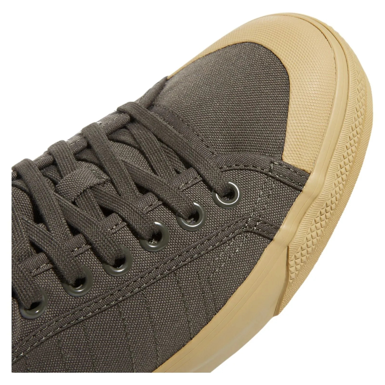 adidas Originals Nizza Skateboarding Shoes - Shadow Olive / Impact Yellow