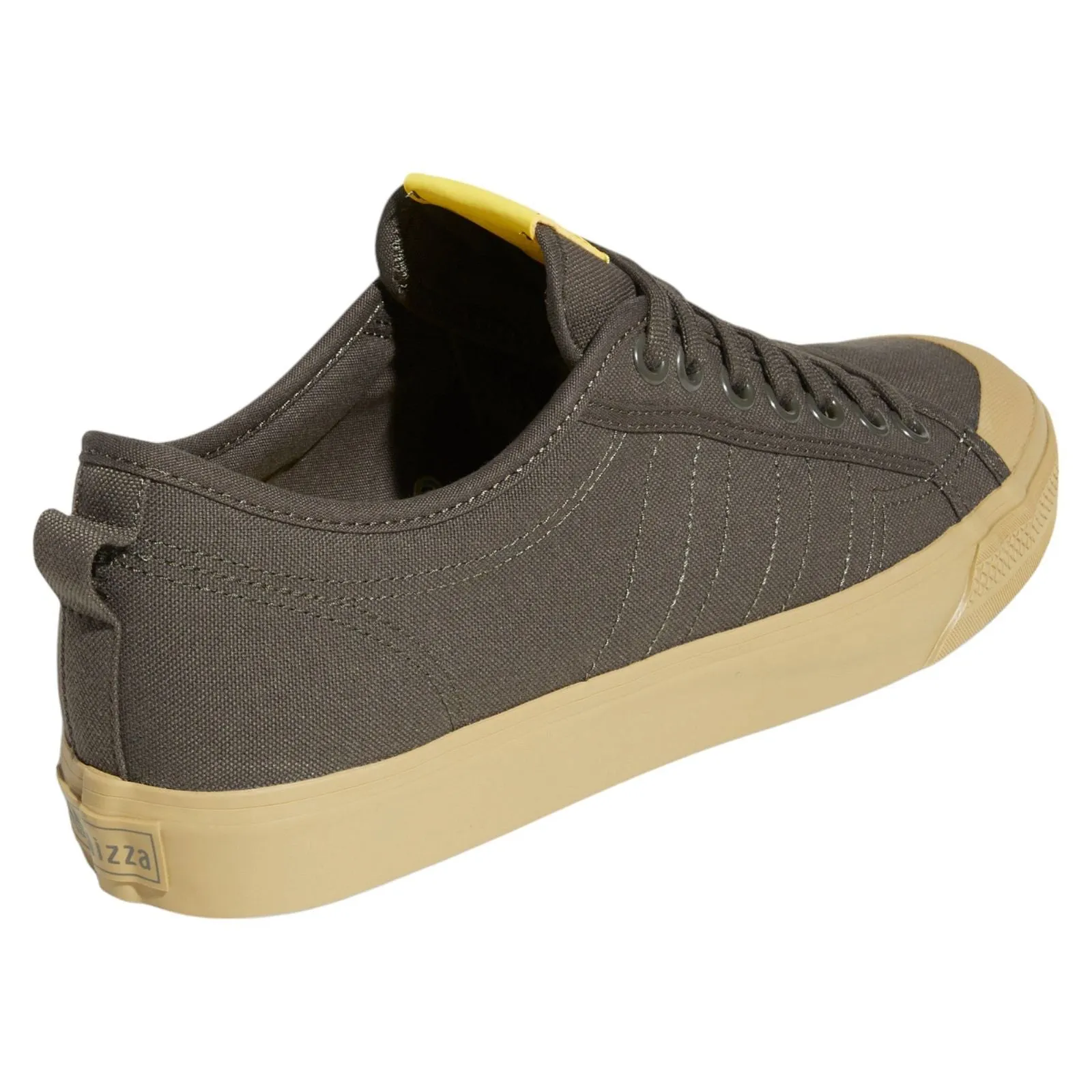 adidas Originals Nizza Skateboarding Shoes - Shadow Olive / Impact Yellow