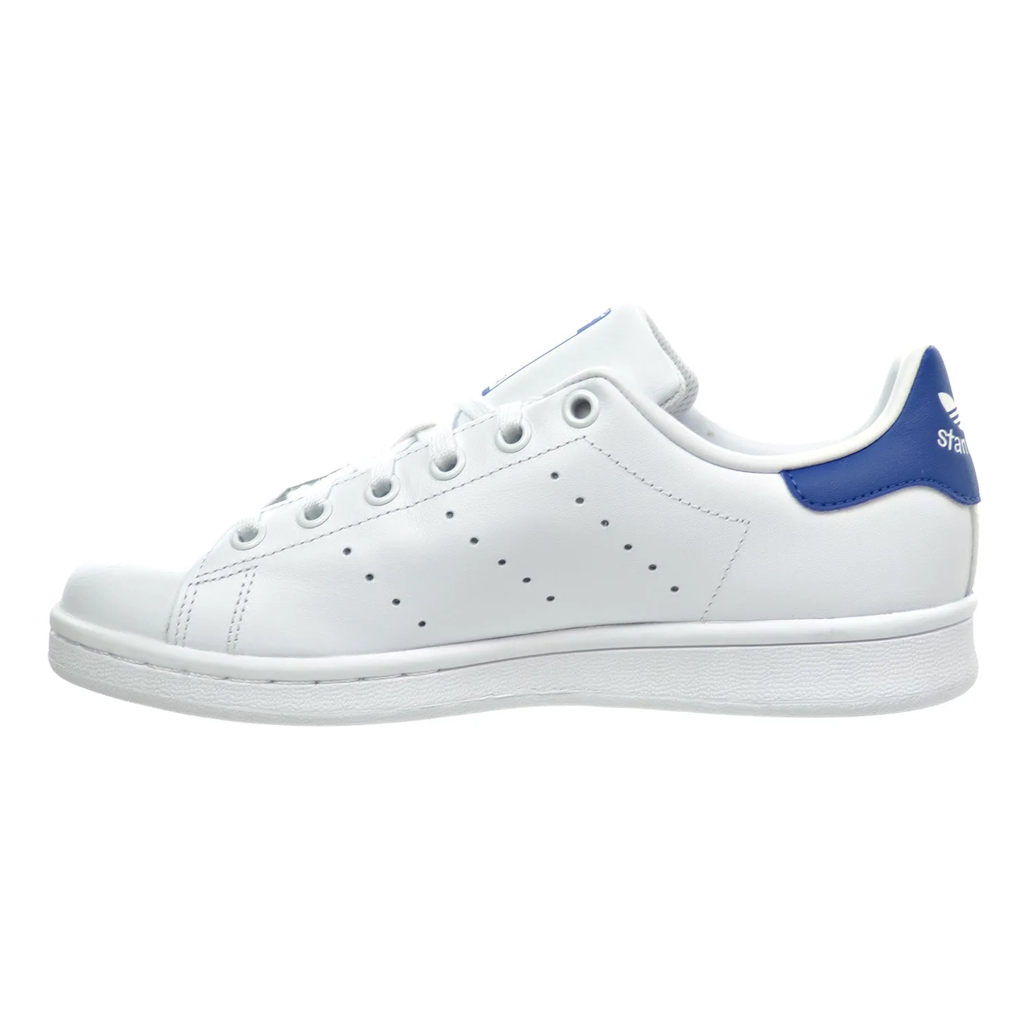 Adidas Stan Smith J Big Kid's Shoes White/Equipment Blue