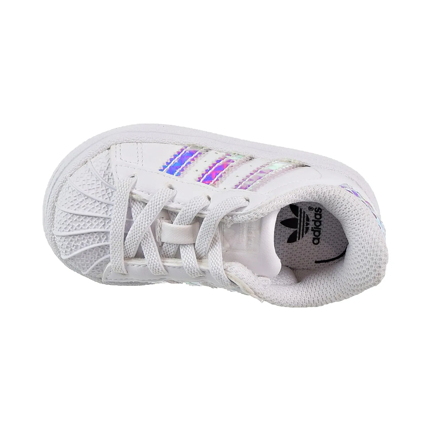 Adidas Superstar EL Toddler's Shoes Cloud White/Cloud White/Cloud White