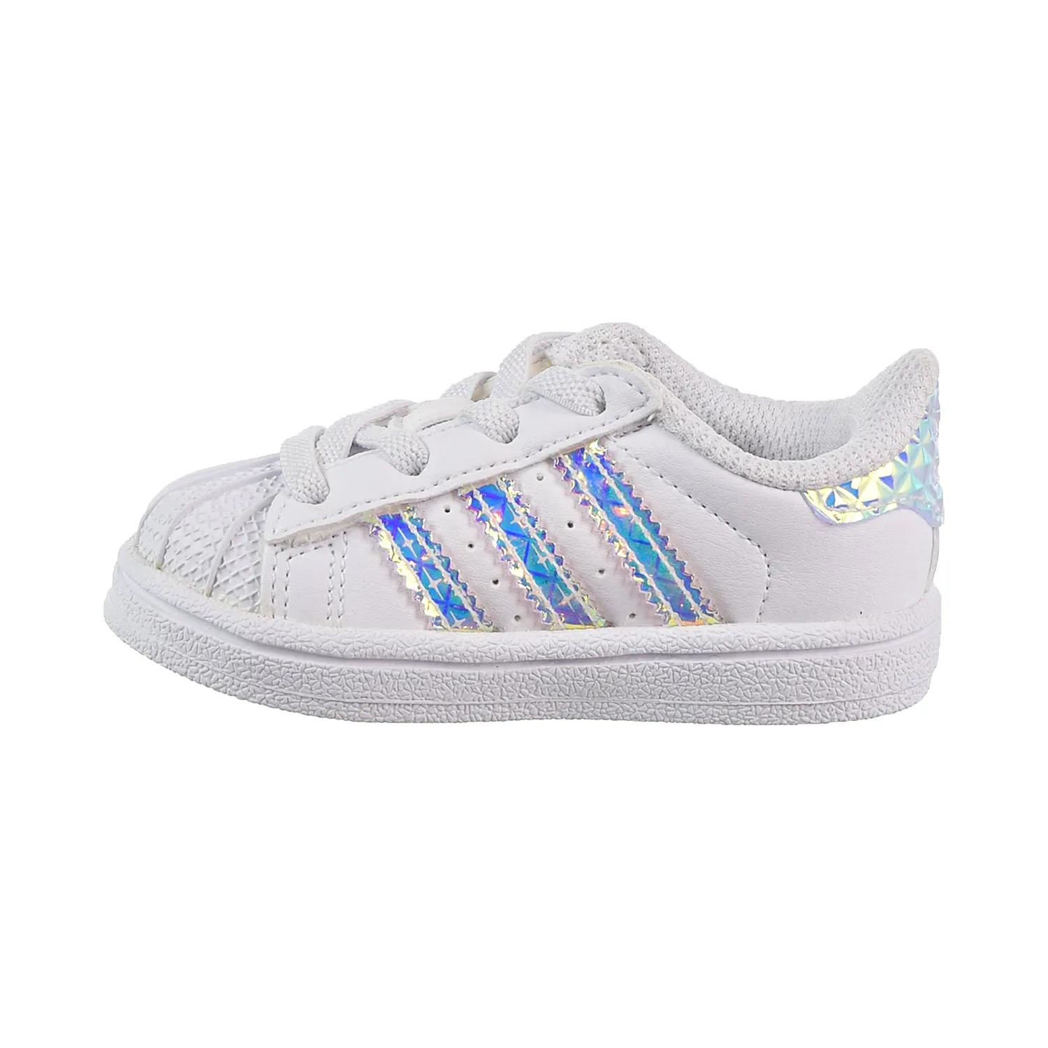 Adidas Superstar EL Toddler's Shoes Cloud White/Cloud White/Cloud White