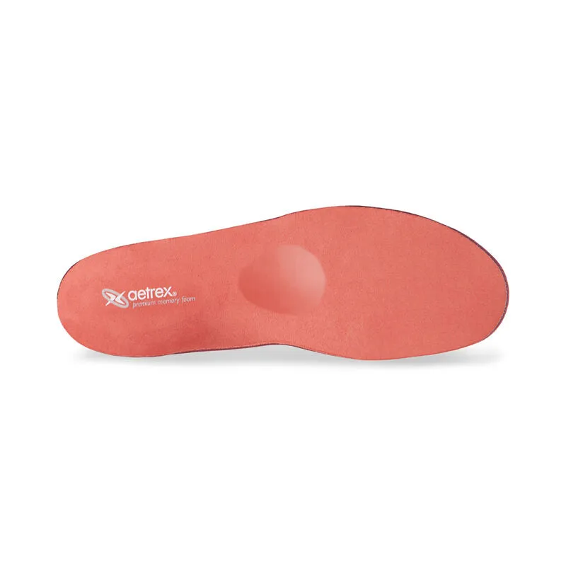 Aetrex Premium Memory Foam Orthotics W/ Metatarsal Support Women's