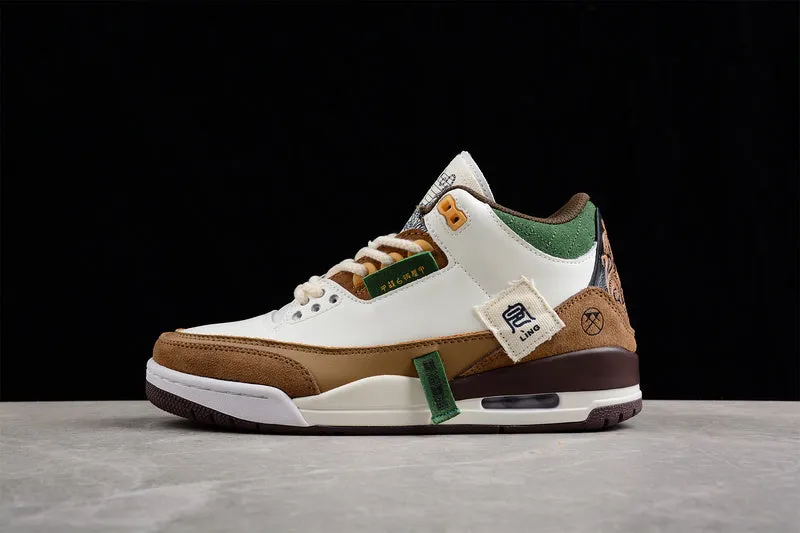 AIR JORDAN 3 SE WHITE/DARK BROWN-GREEN