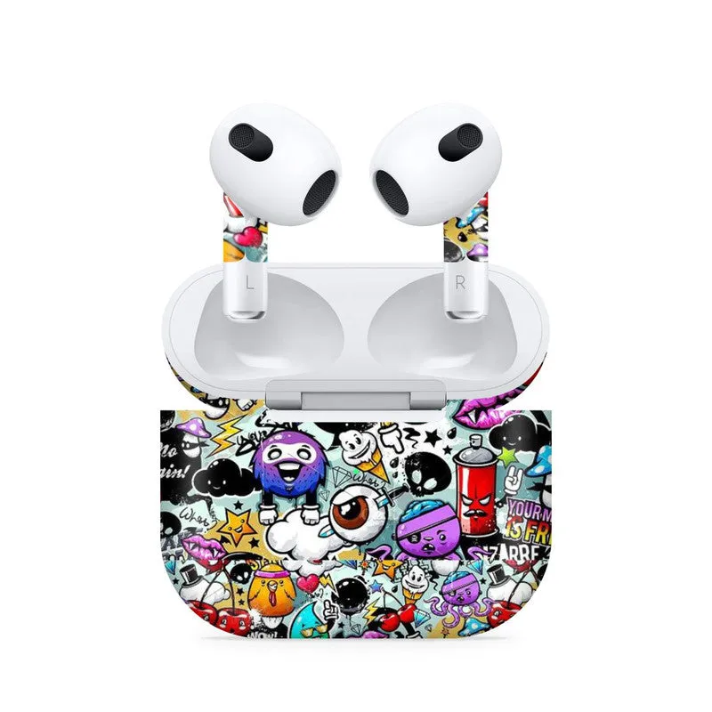 Airpods 3 Fun Abstract Skin