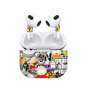 Airpods 3 GTA Abstract Skin