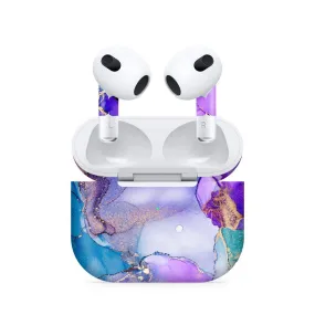 Airpods 3 Violet Galaxy Skin