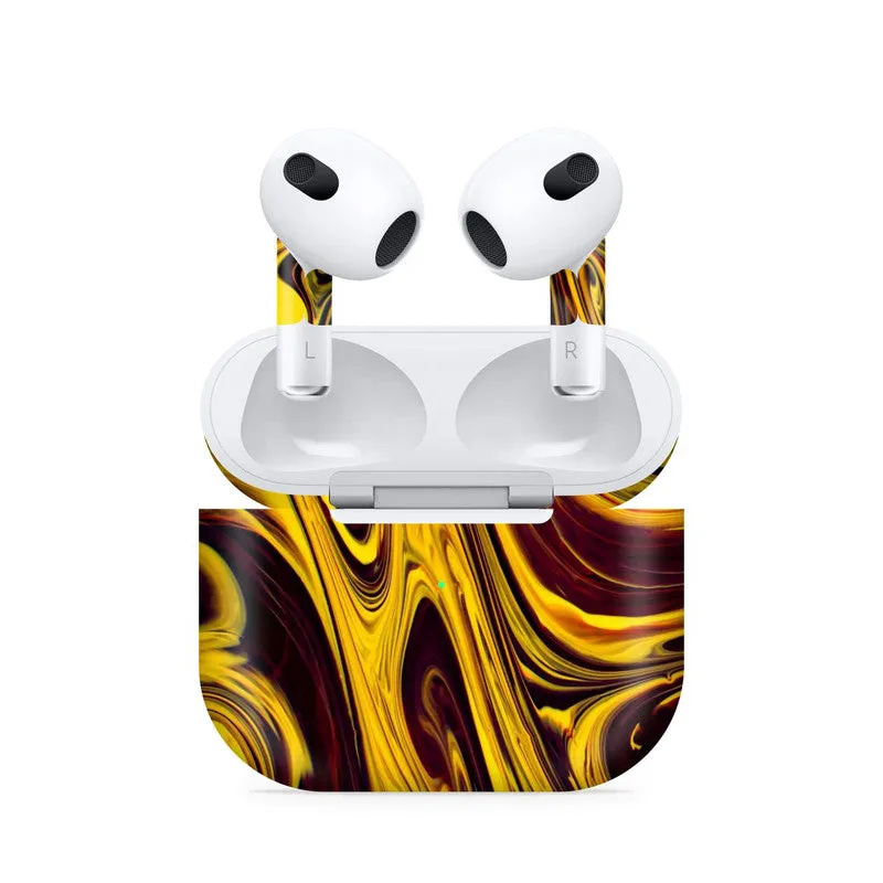 Airpods 3 Yellow Mercury Skin