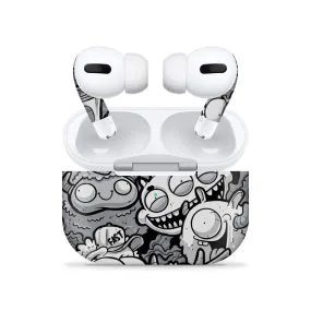 Airpods Pro Doodle Monster Skin