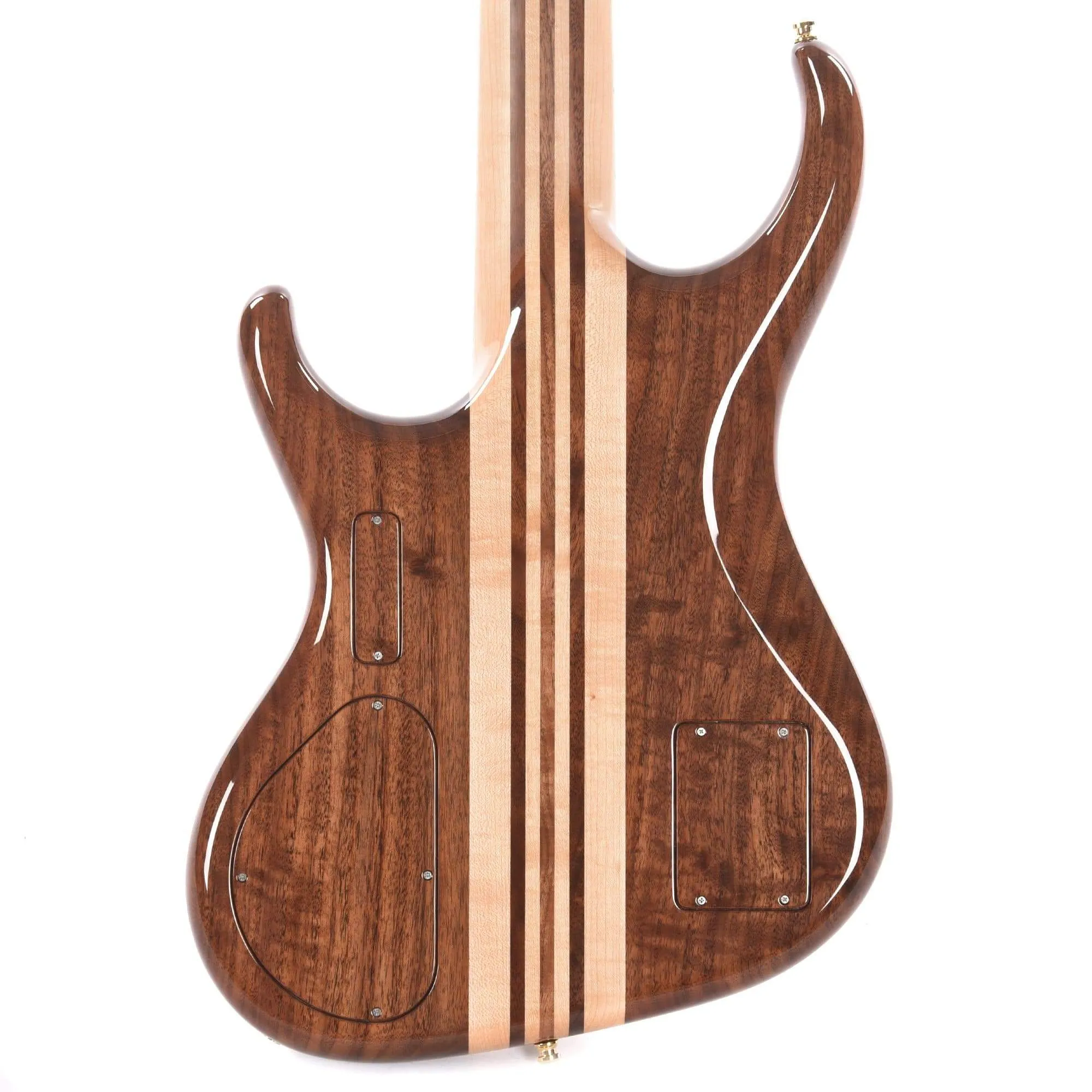 Alembic Europa 5-String Long-Scale w/Red Side LEDs, Birds Eye Maple Fingerboard, Walnut Core, & Walnut Backplates