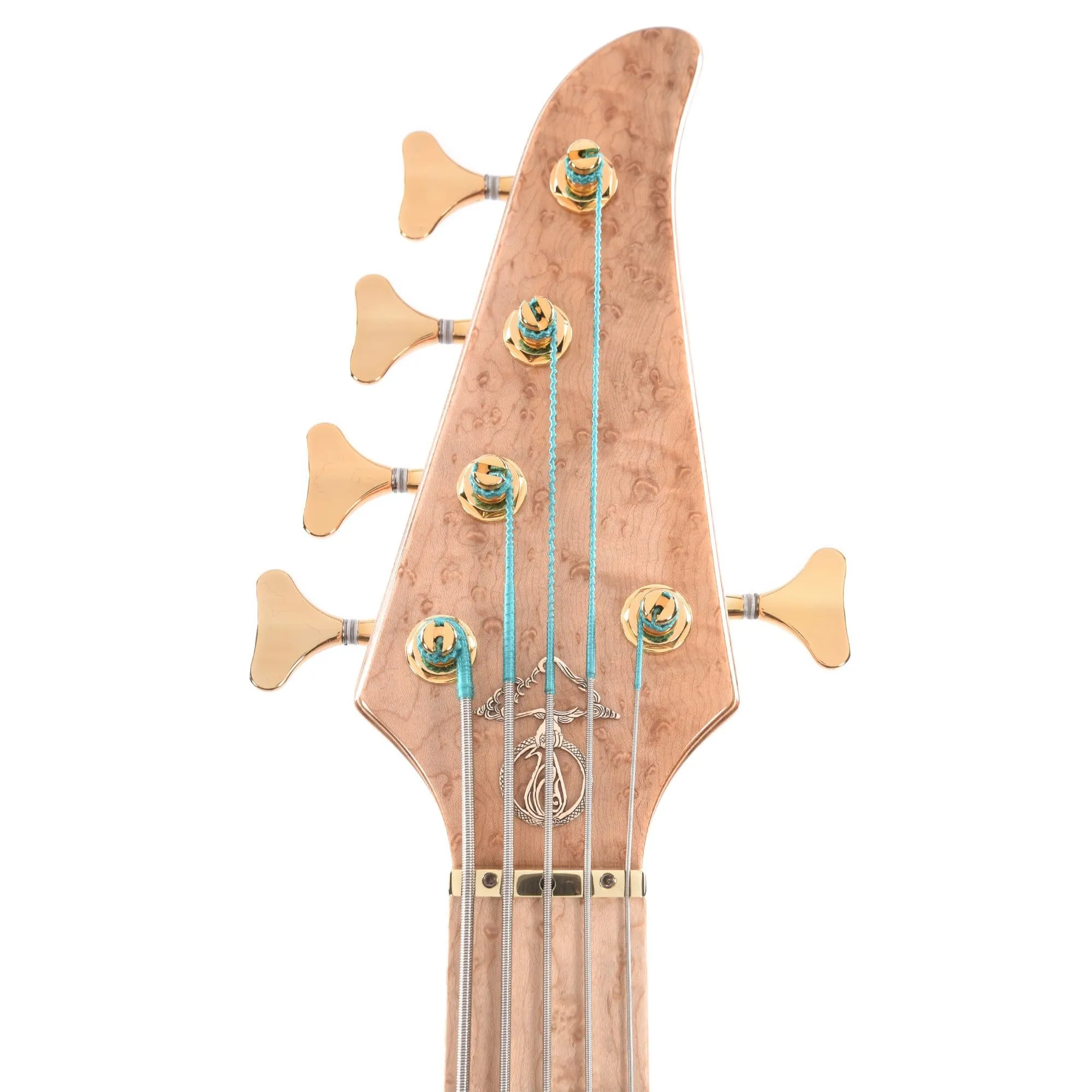 Alembic Europa 5-String Long-Scale w/Red Side LEDs, Birds Eye Maple Fingerboard, Walnut Core, & Walnut Backplates