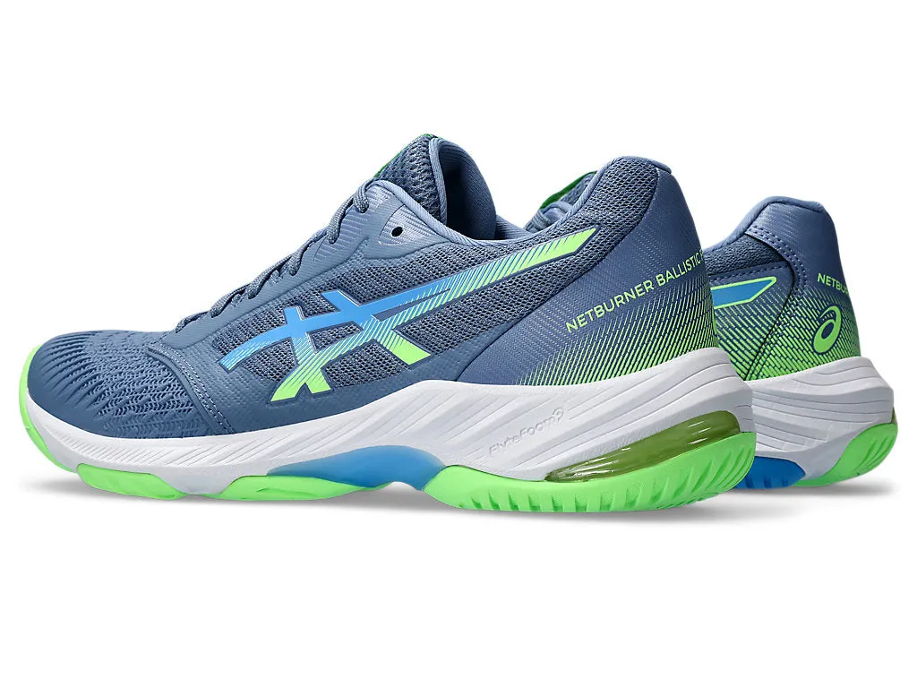 Asics Netburner Ballistic FF 3 Men's Shoes, Denim Blue / Waterscape