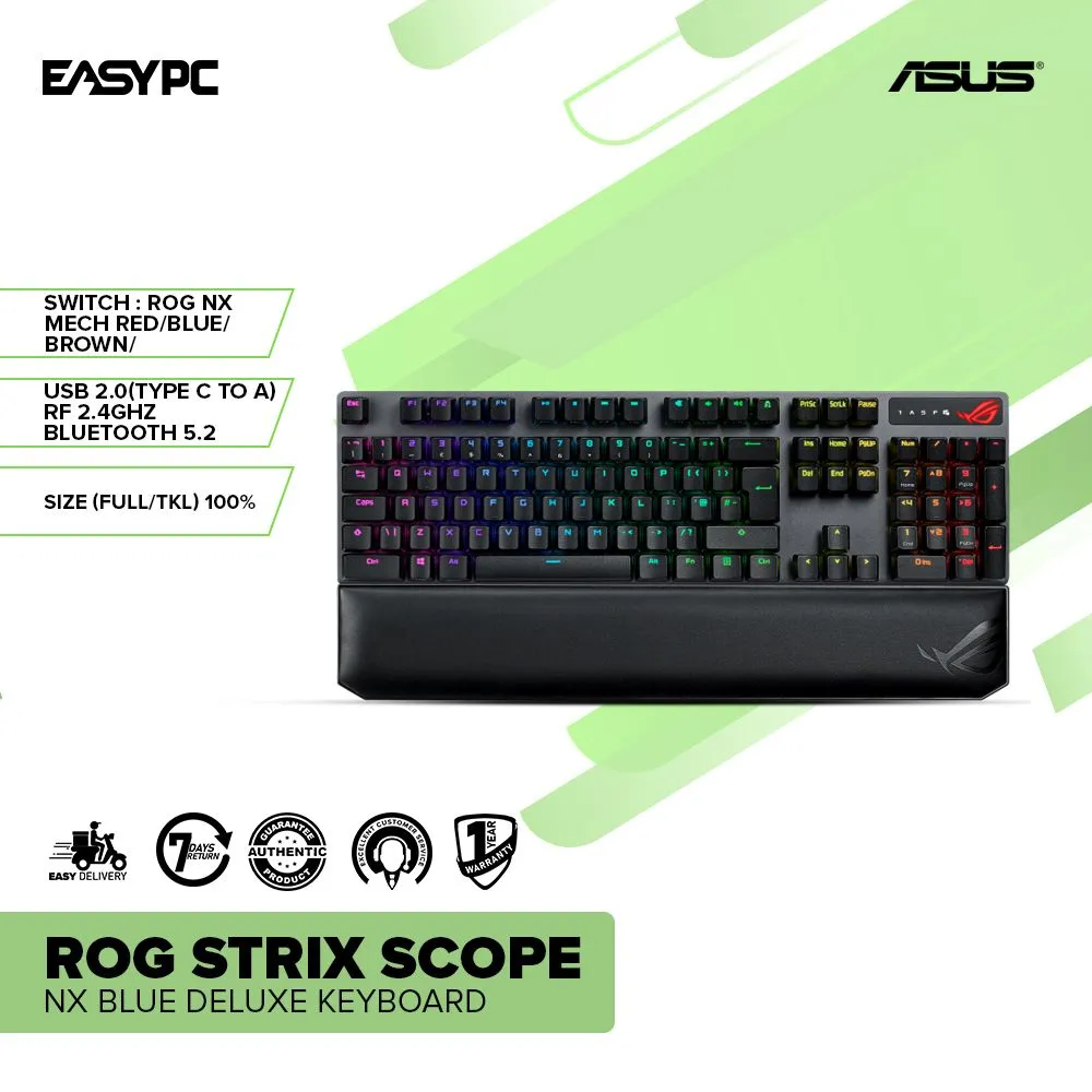 Asus ROG Strix Scope NX Blue Delux Keyboard