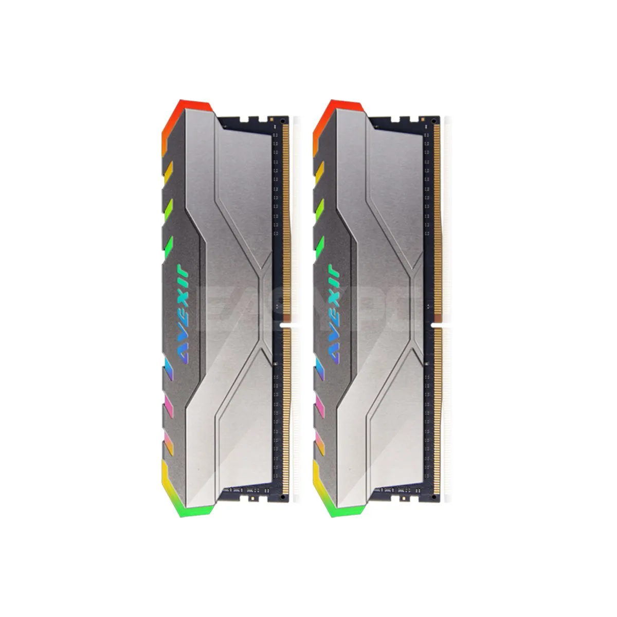 Avexir  Core 2 16gb 2x8 3200mhz Ddr4 2c2c RGB Memory Light Gray