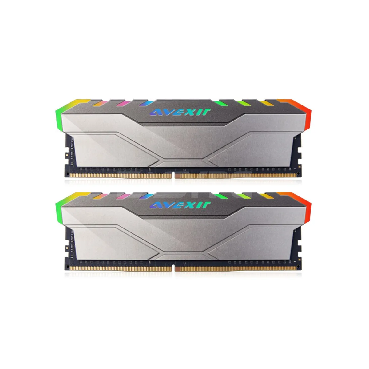 Avexir  Core 2 16gb 2x8 3200mhz Ddr4 2c2c RGB Memory Light Gray