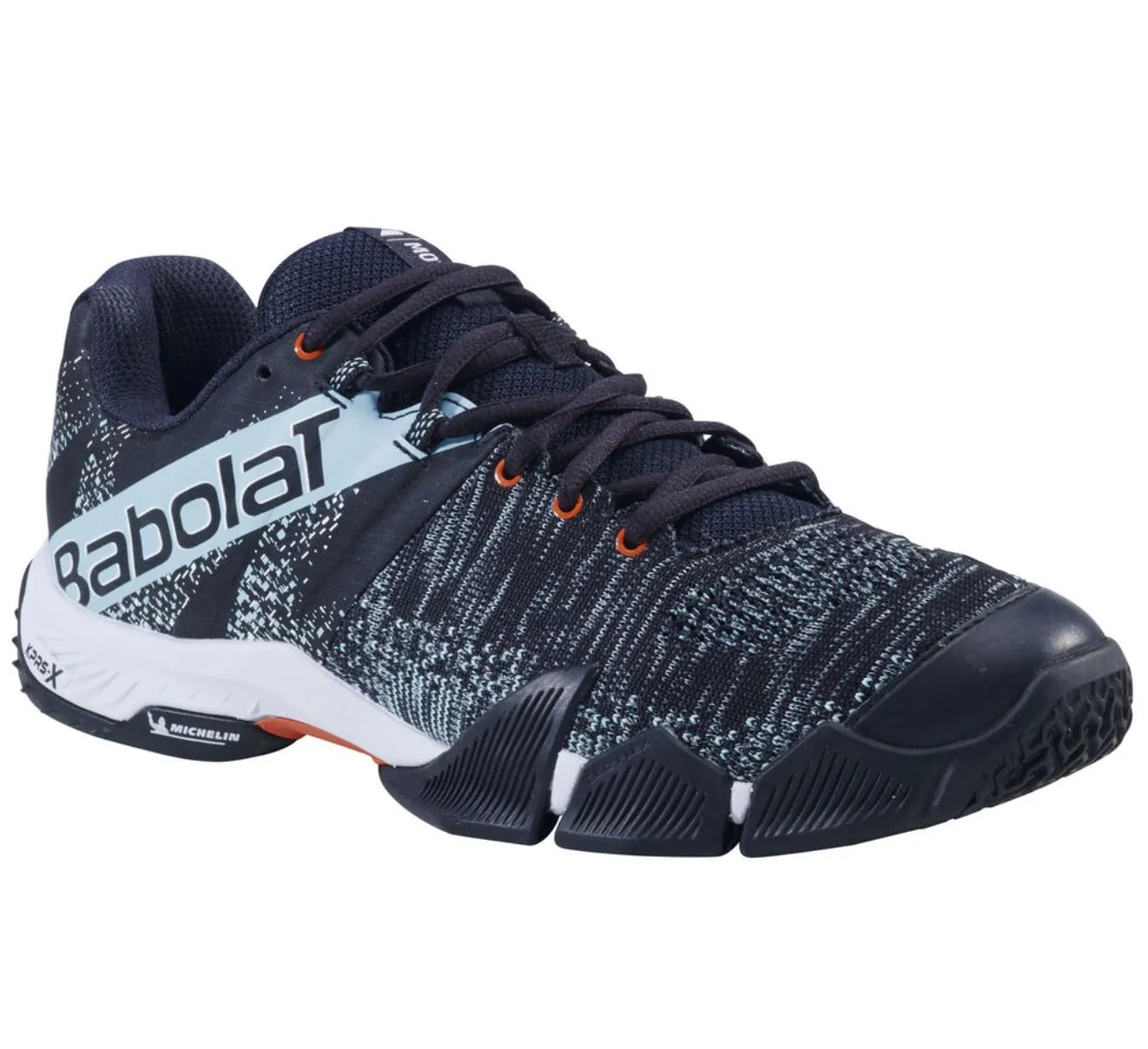 Babolat Movea Padel Shoes (Black/Light Blue)