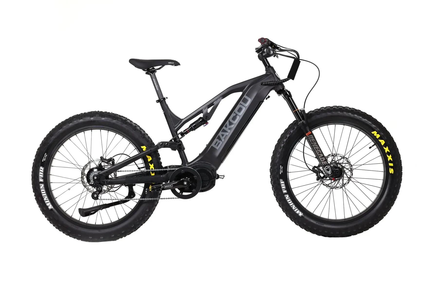 Backuo Scout Jäger: Full Suspension Fat Tire eBike