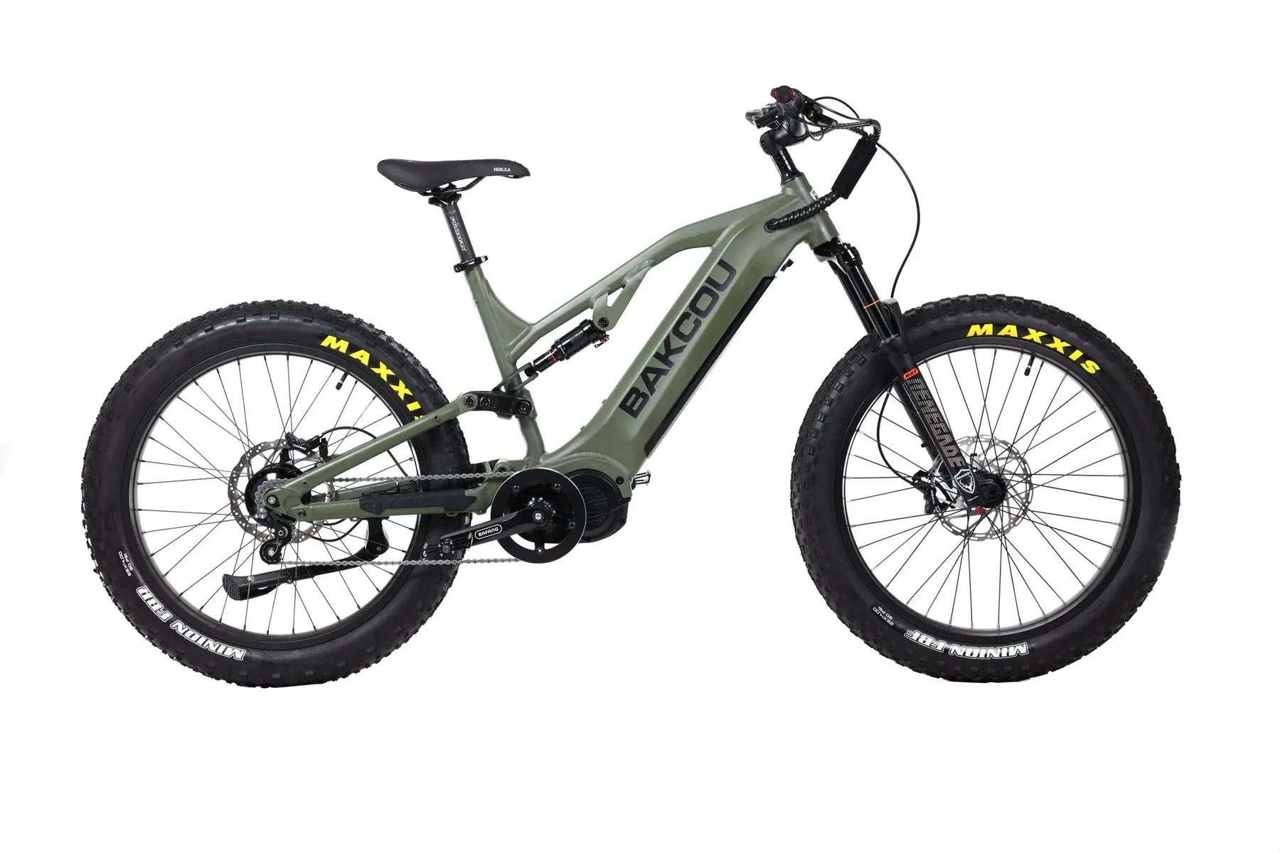 Backuo Scout Jäger: Full Suspension Fat Tire eBike