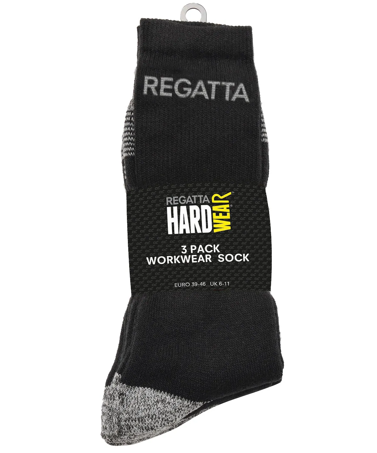 Black - 3-pack work socks