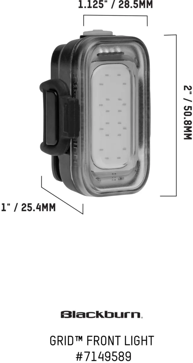 Blackburn Grid Front Light