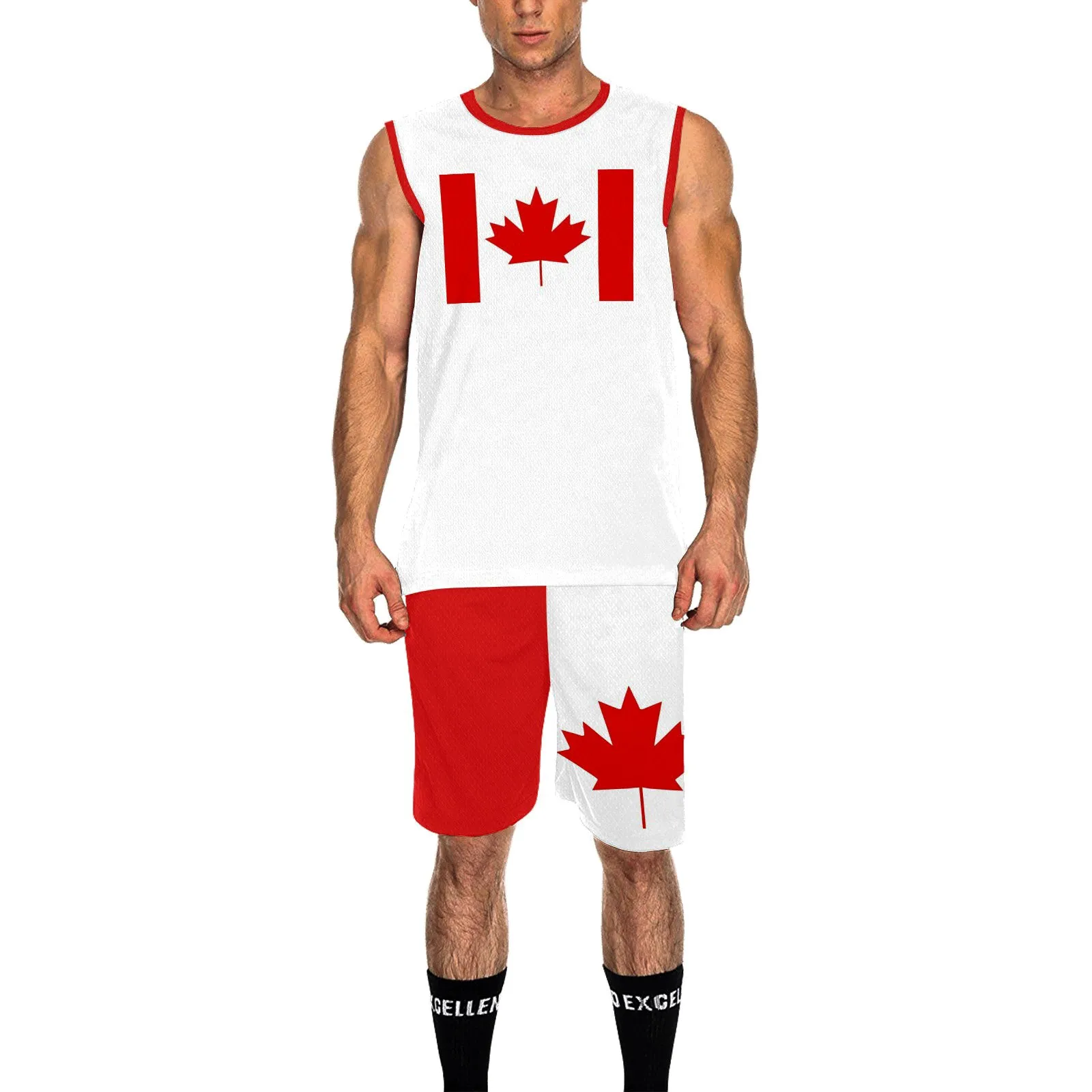 CA Flag Men's Basketball Tracksuit