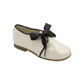 Camilla- Ivory Patent Leather Shoes