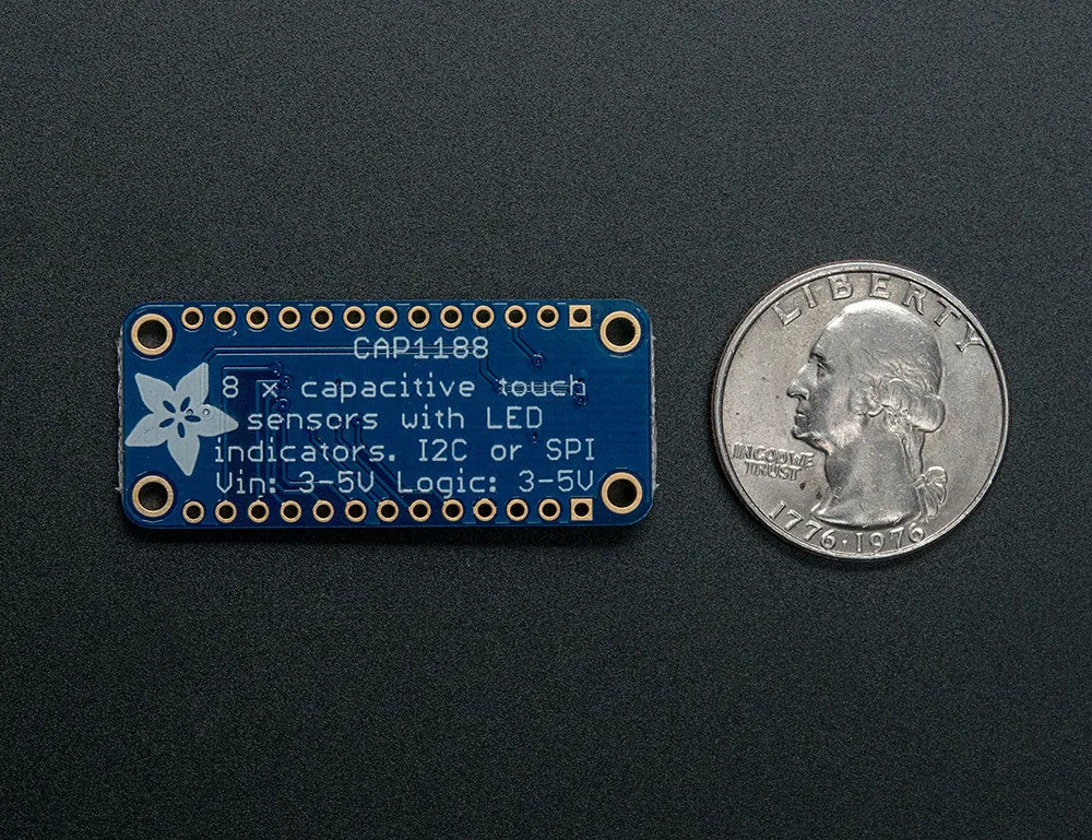 CAP1188 - 8-Key Capacitive Touch Sensor Breakout - I2C or SPI