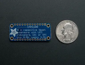 CAP1188 - 8-Key Capacitive Touch Sensor Breakout - I2C or SPI