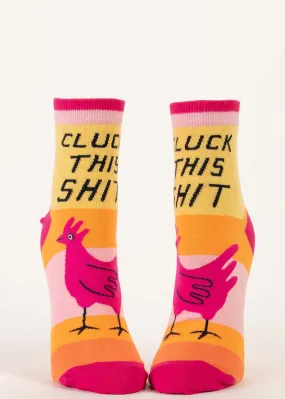 Cluck This Shit Chicken Ankle Socks