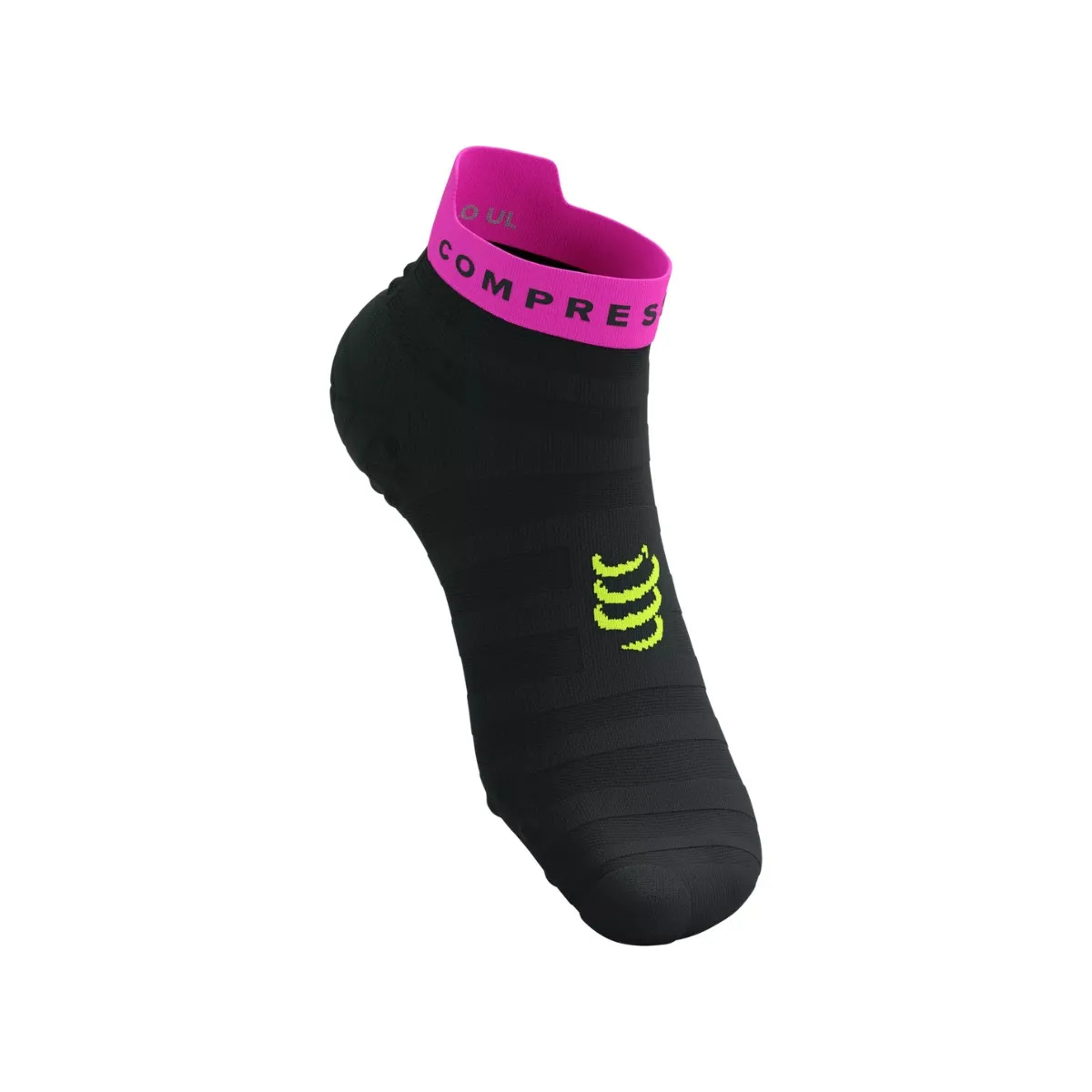 Compressport Pro Racing v4.0 Ultralight Low Running Black Pink Socks