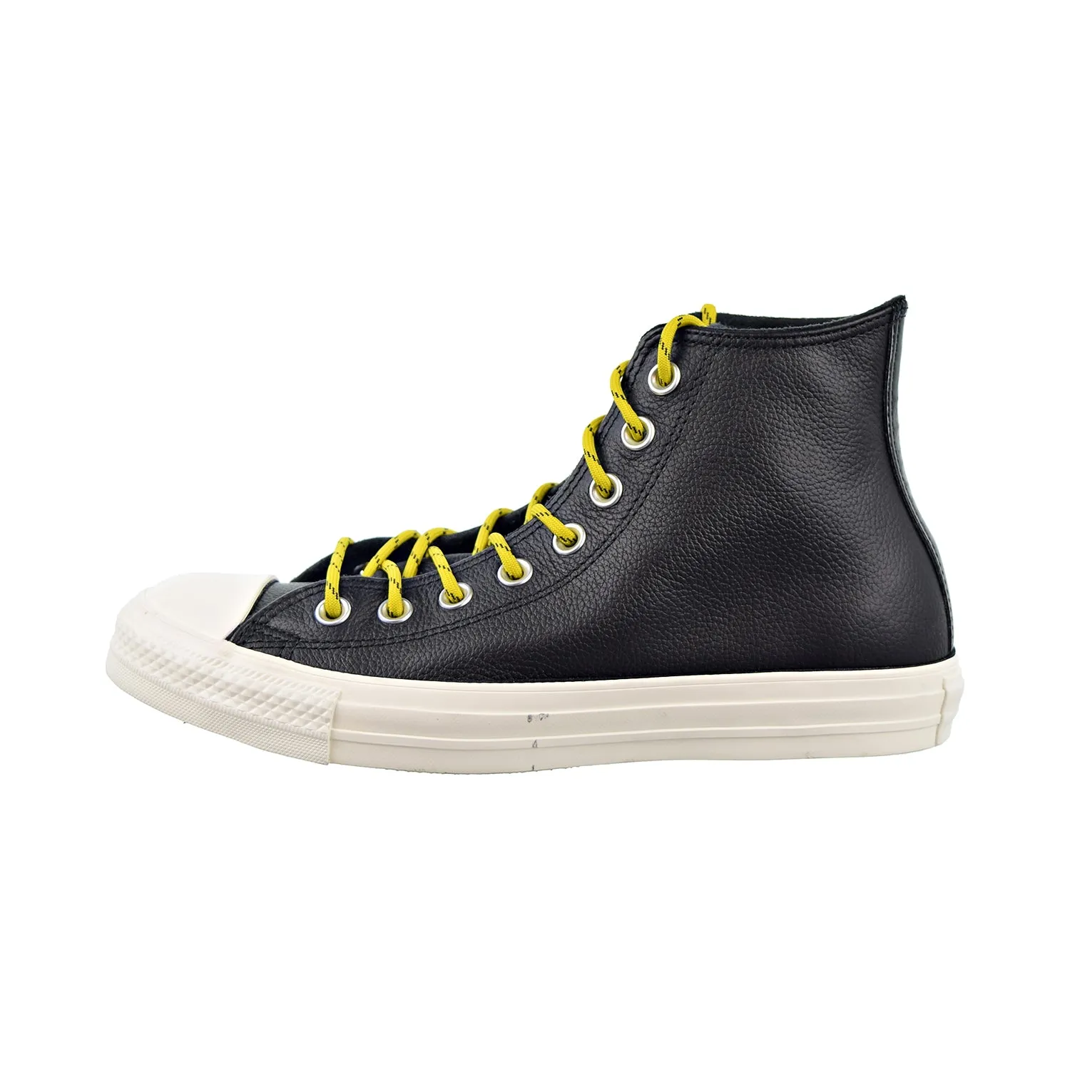 Converse Chuck Taylor All Star HI Mens Shoes Black/Bold Citron/Egret