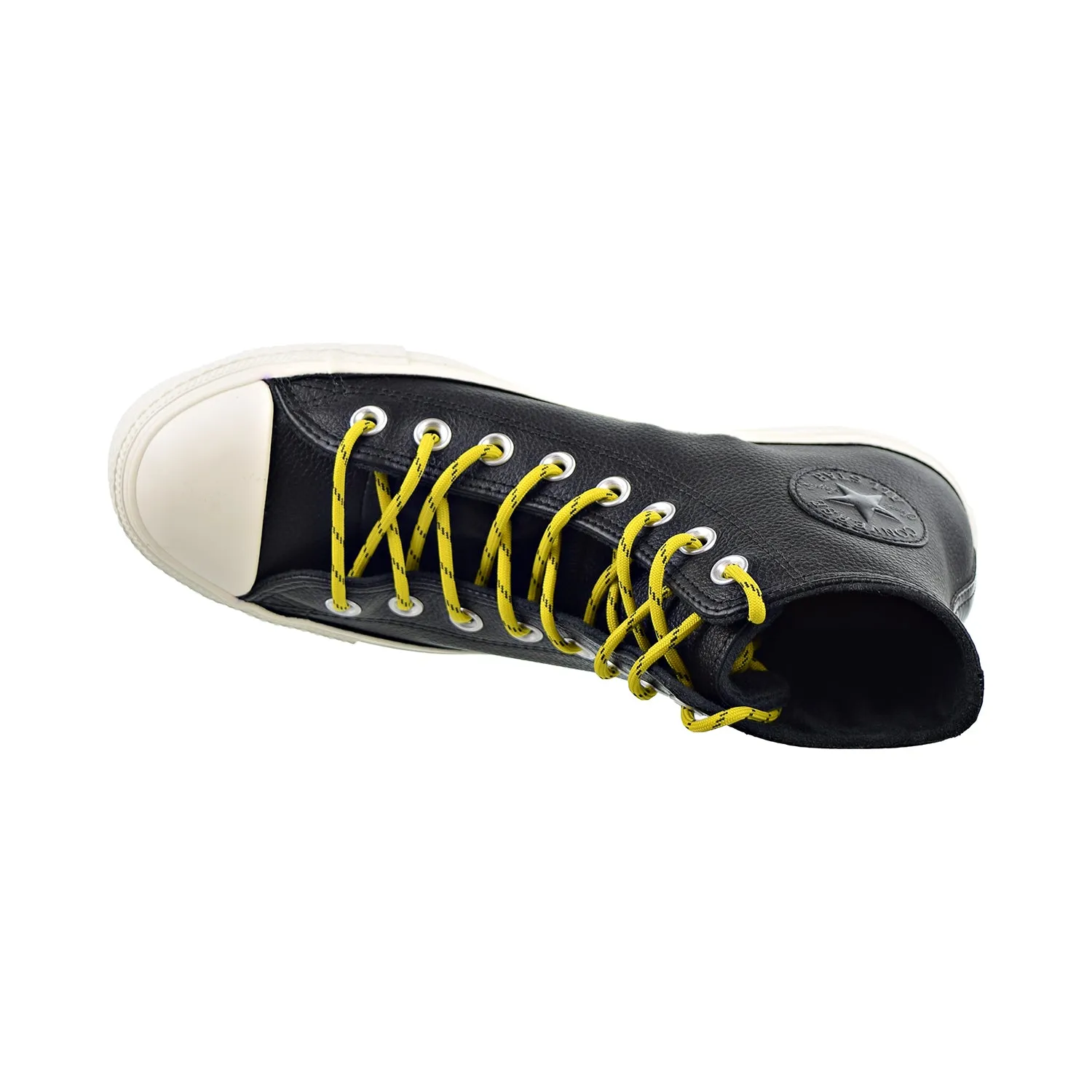 Converse Chuck Taylor All Star HI Mens Shoes Black/Bold Citron/Egret