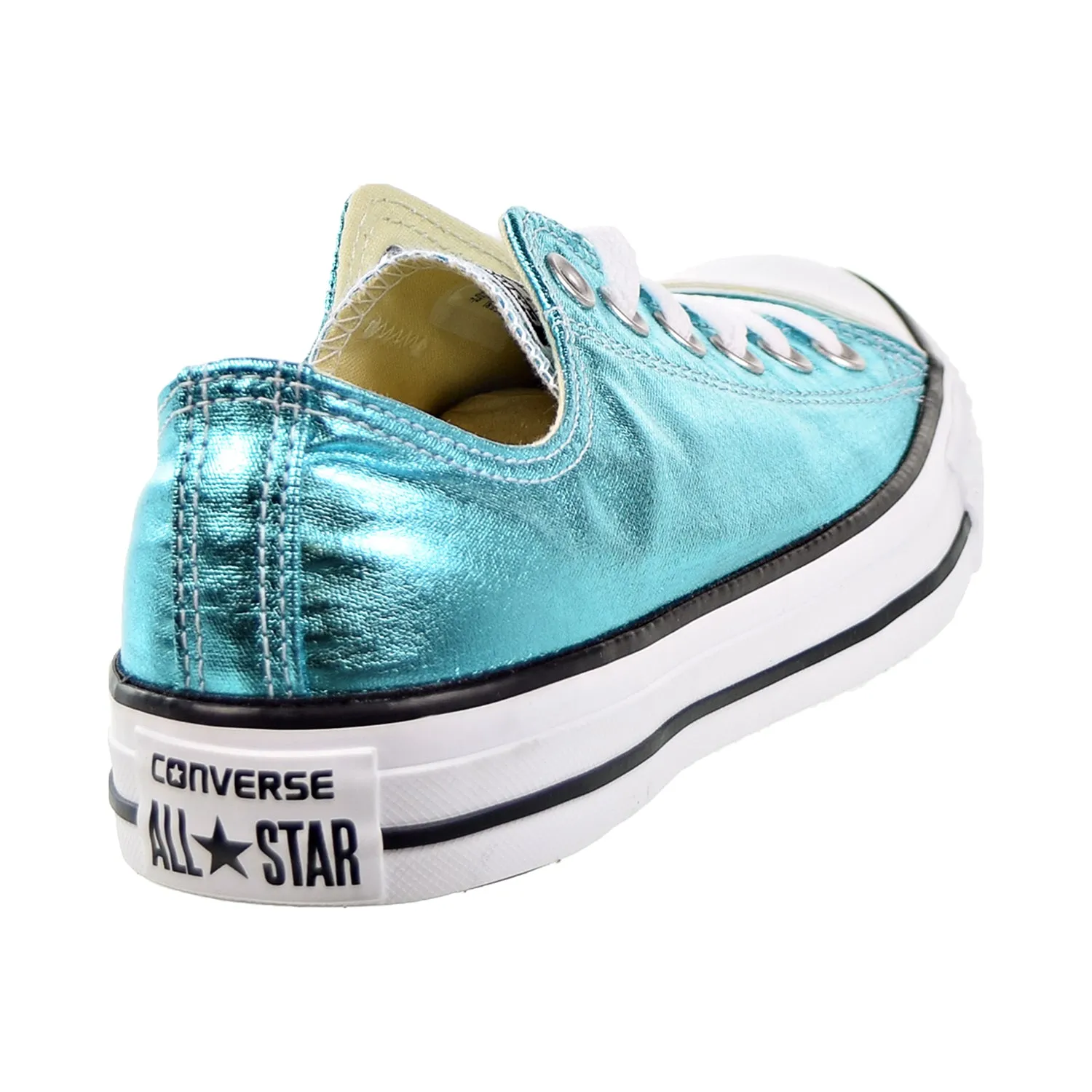 Converse Chuck Taylor All Star Metallic OX Mens Shoes Fresh Cyan/Black/White