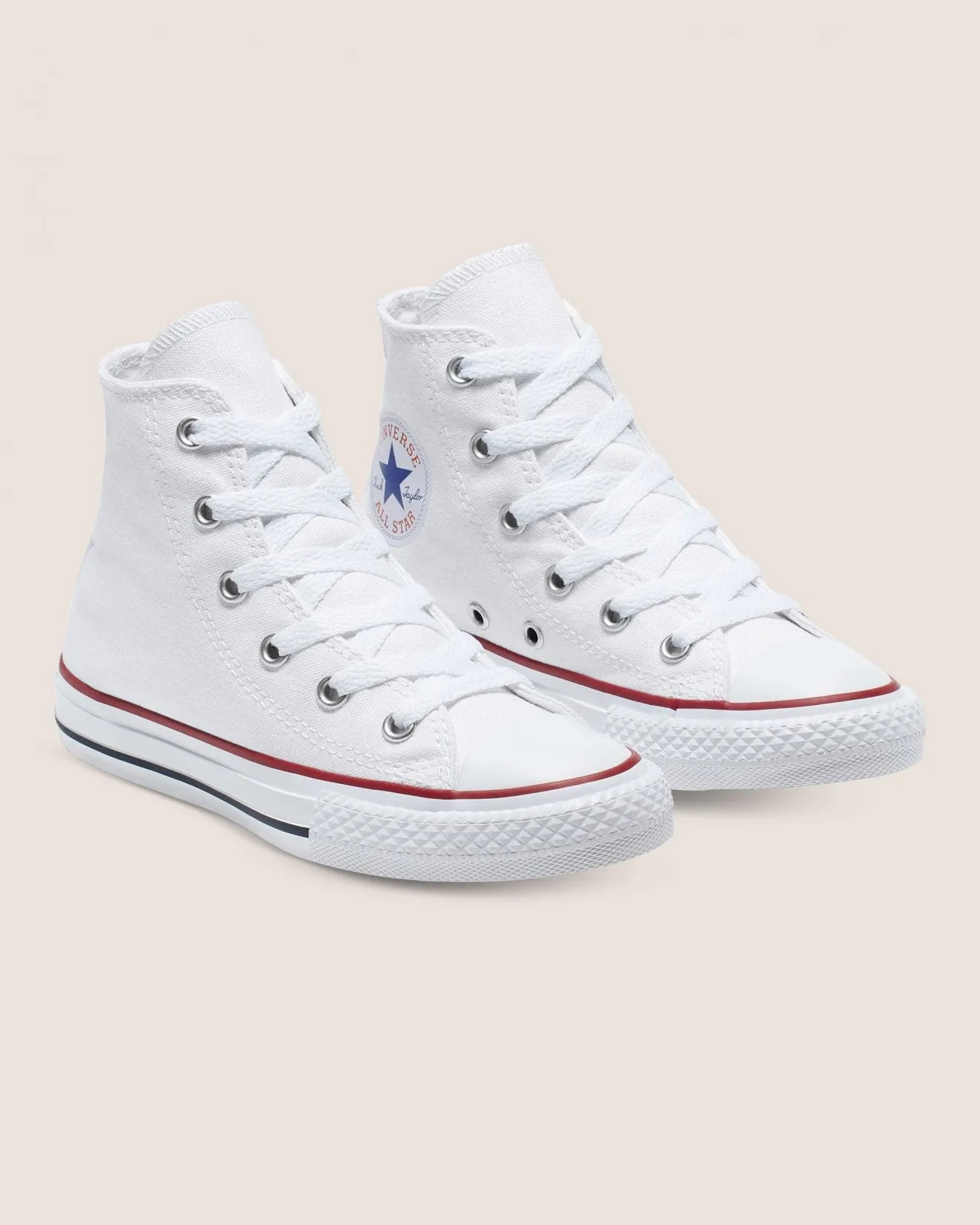 CONVERSE Chuck Taylor All Star Youth Hi Shoe - White