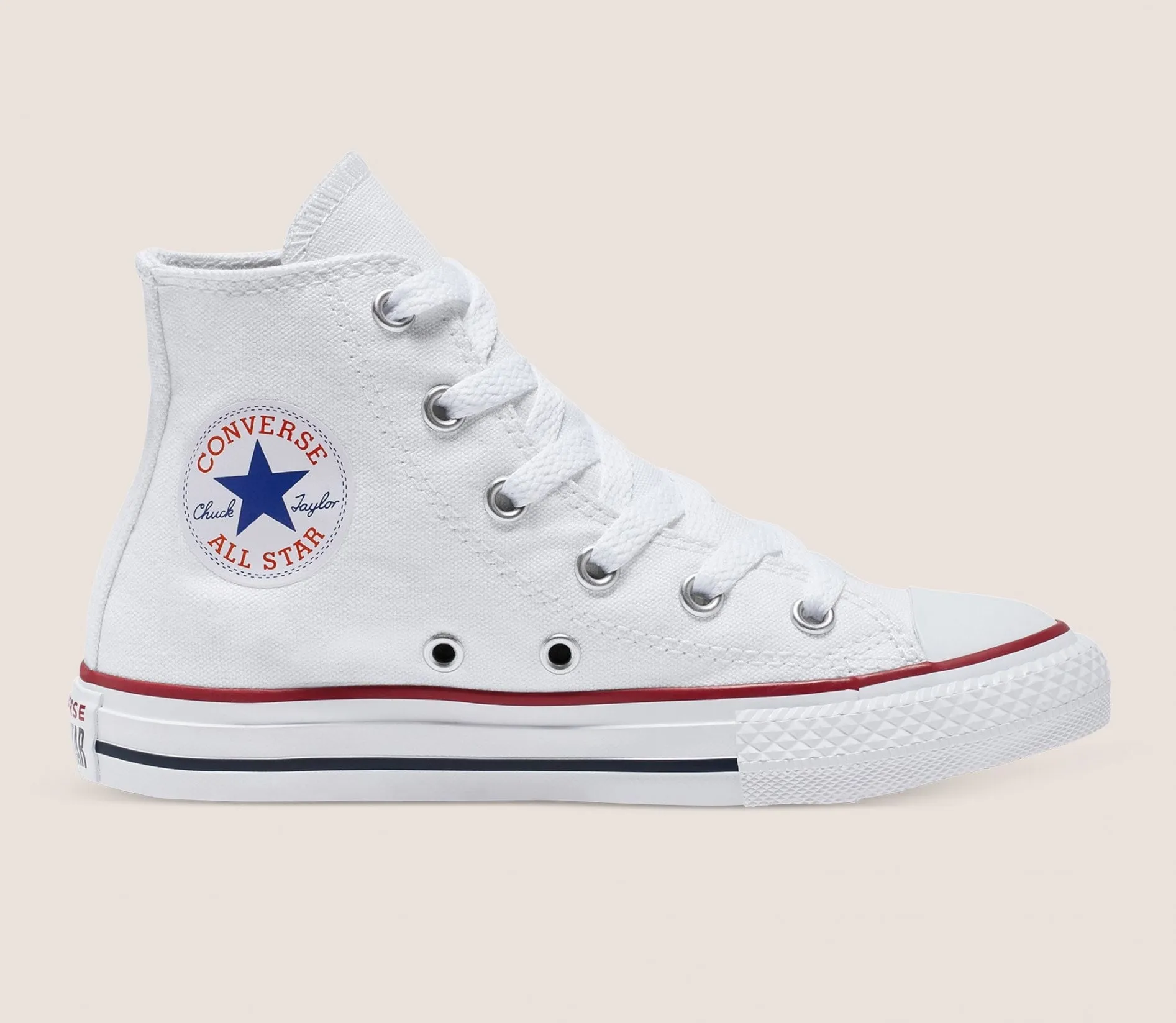 CONVERSE Chuck Taylor All Star Youth Hi Shoe - White