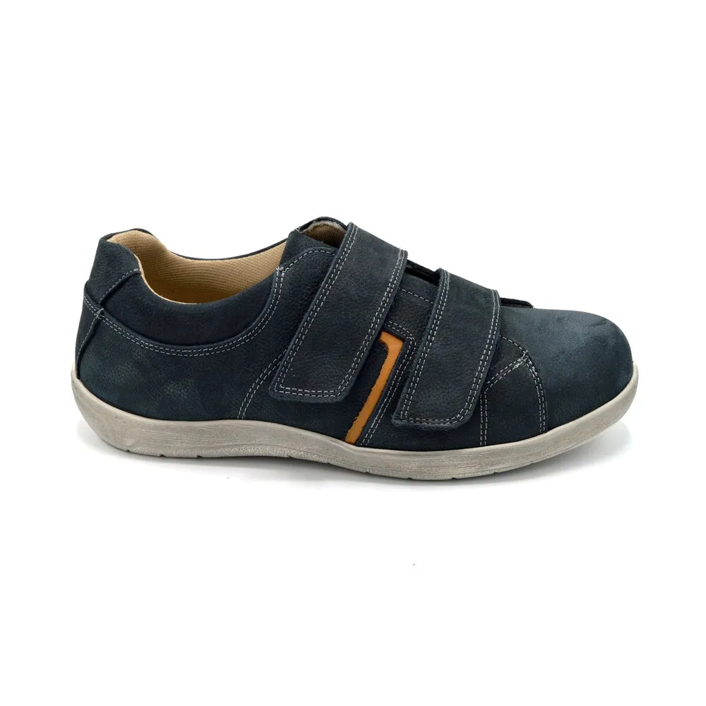 Cosyfeet Angus - Mens Wide Fit Sporty Shoe - 6E Fitting - Navy