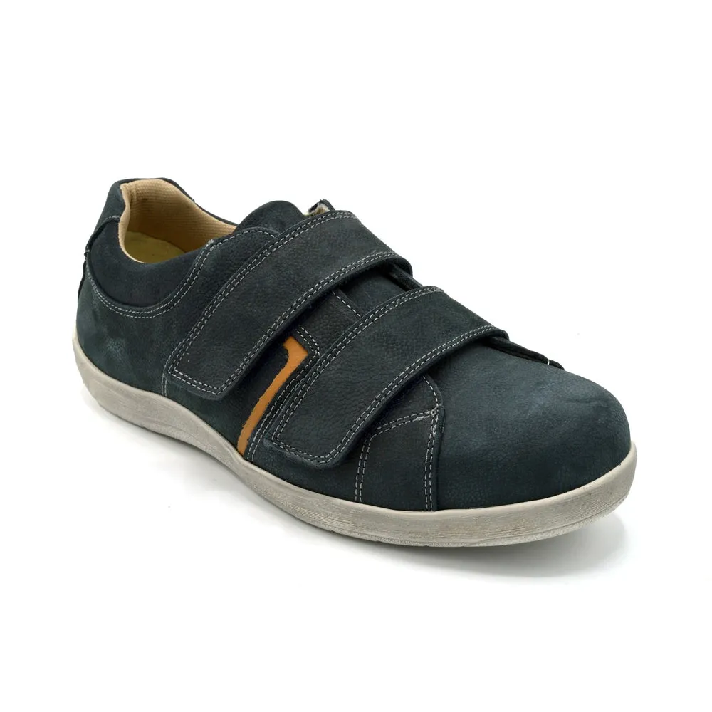 Cosyfeet Angus - Mens Wide Fit Sporty Shoe - 6E Fitting - Navy