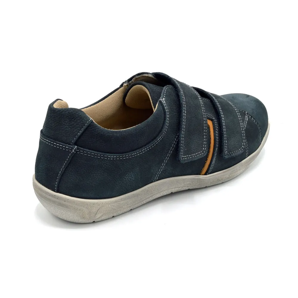 Cosyfeet Angus - Mens Wide Fit Sporty Shoe - 6E Fitting - Navy