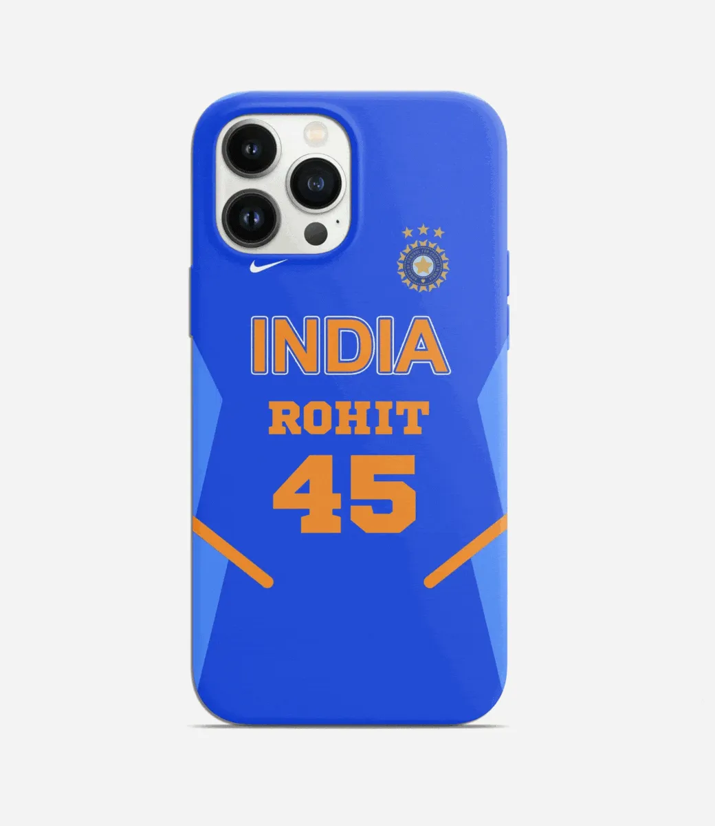 Custom Name Number India Jersey Hard Case - Special Edition