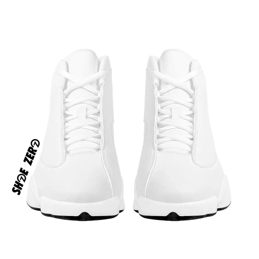 Customizable Basketball Shoes (White)