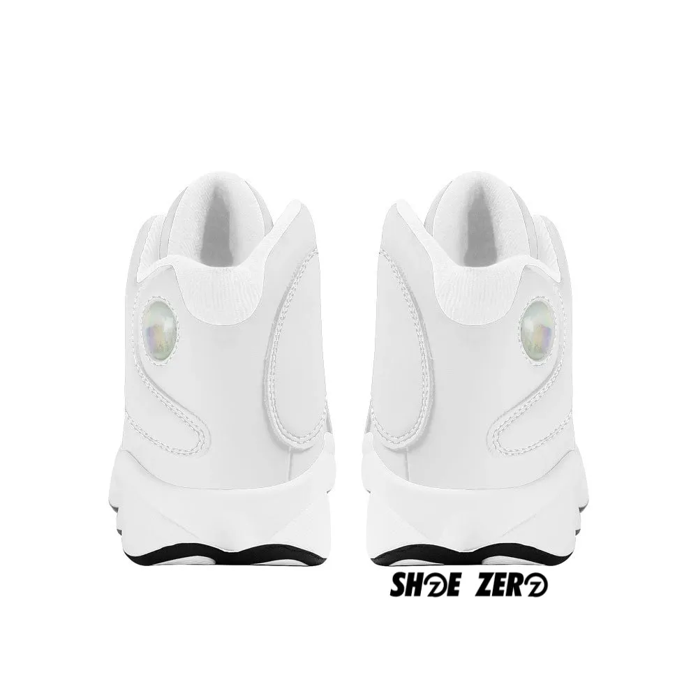 Customizable Basketball Shoes (White)