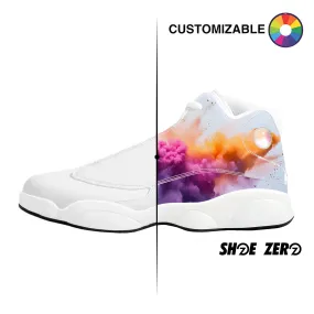 Customizable Basketball Shoes (White)