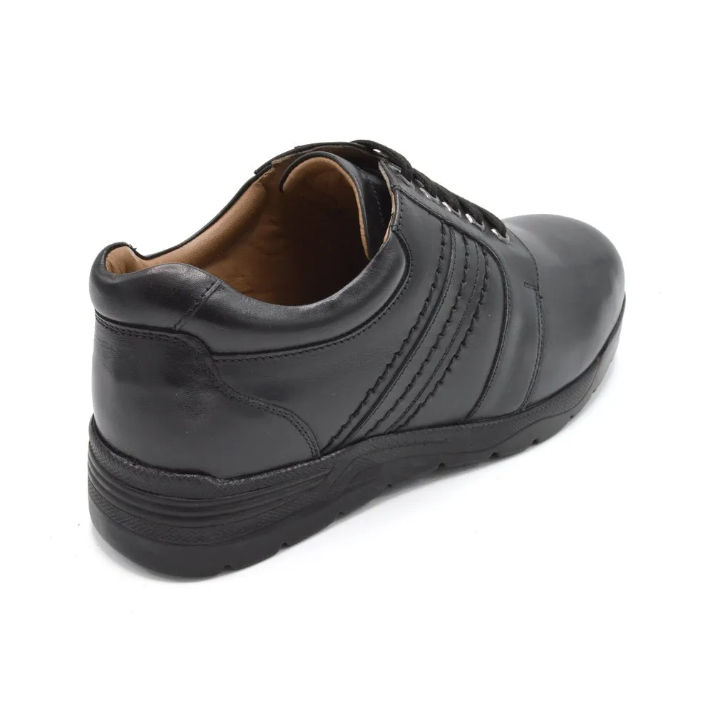 DB Derek 6V - Mens Extra Wide Lace Up - (6E-8E) Fitting - Black