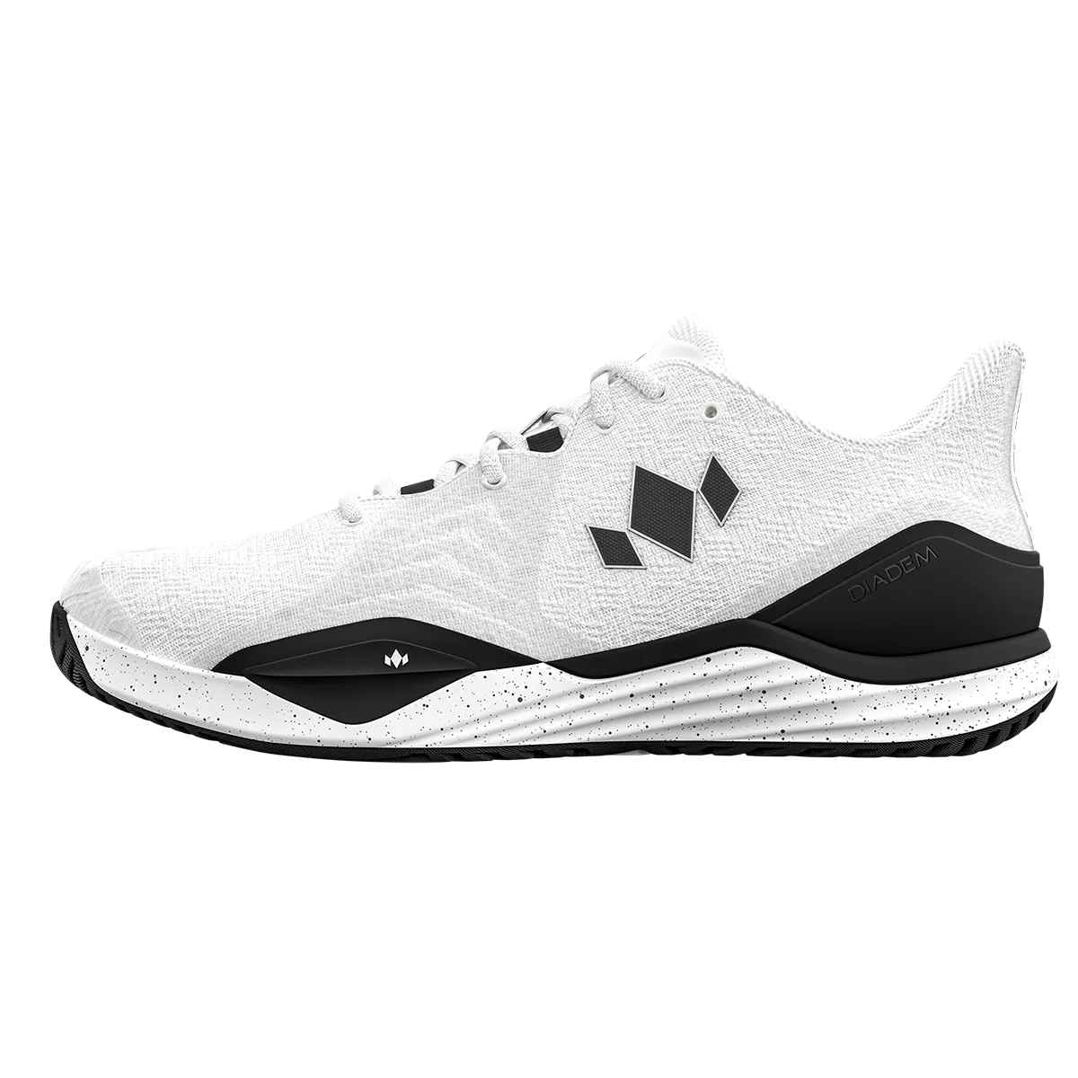 Diadem Men's Court Burst Pickleball Shoes - White/Black