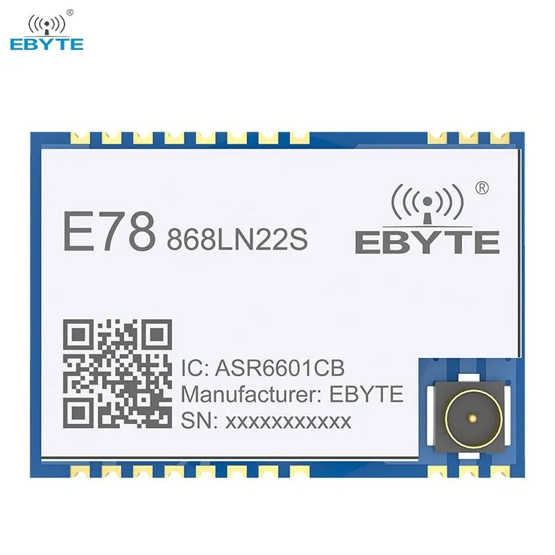 Ebyte E78-868LN22S(6601) ASR6601 LoRaWAN 868MHz SoC LoRa RF IoT Wireless Module Long Range Data Transceiver Development Board