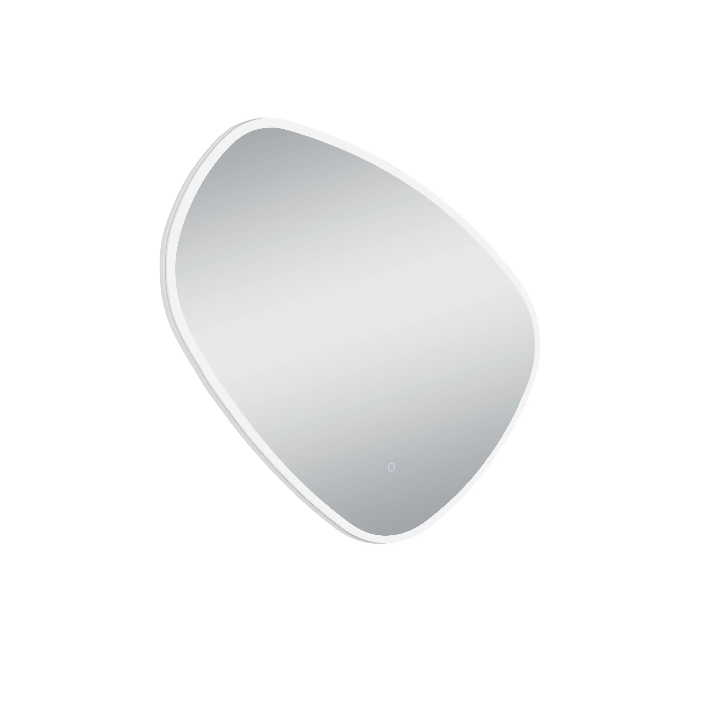 Eva Irregular Shaped LED Lighted Mirror with Dimmer & Defogger - Available in 2 Sizes