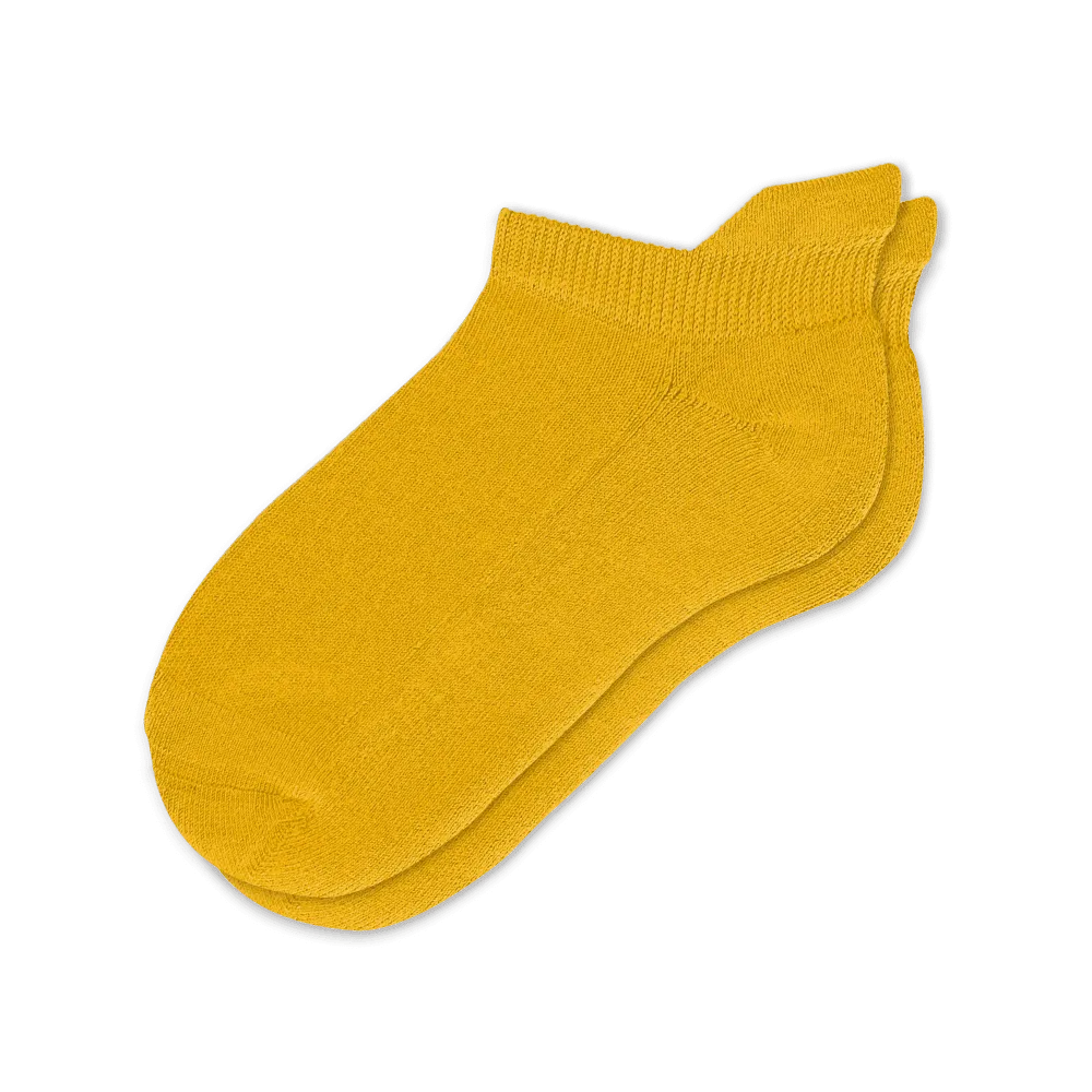 Golden Yellow Ankle Diabetic Socks