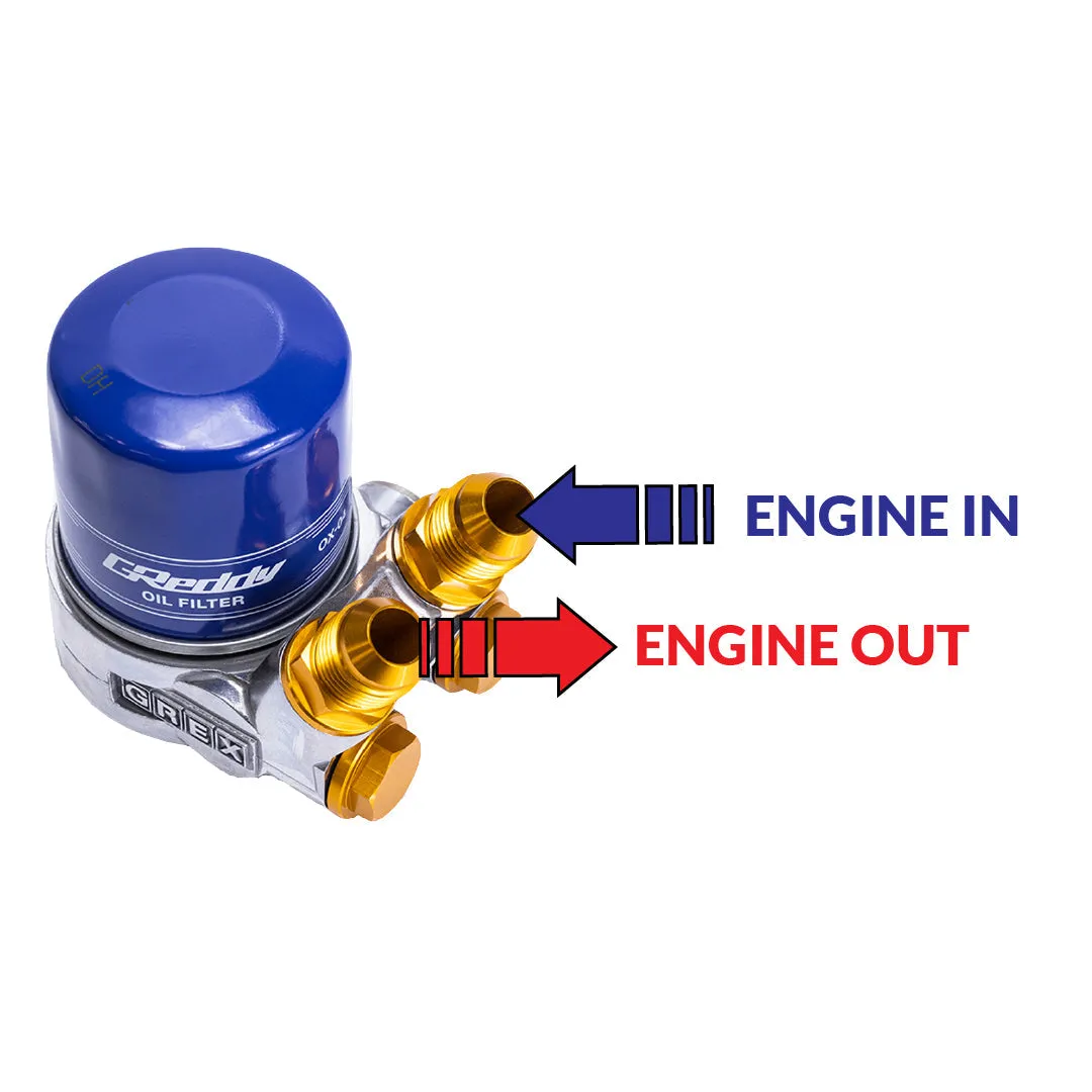 GReddy Oil Cooler Block Adapter Type E - Universal STD